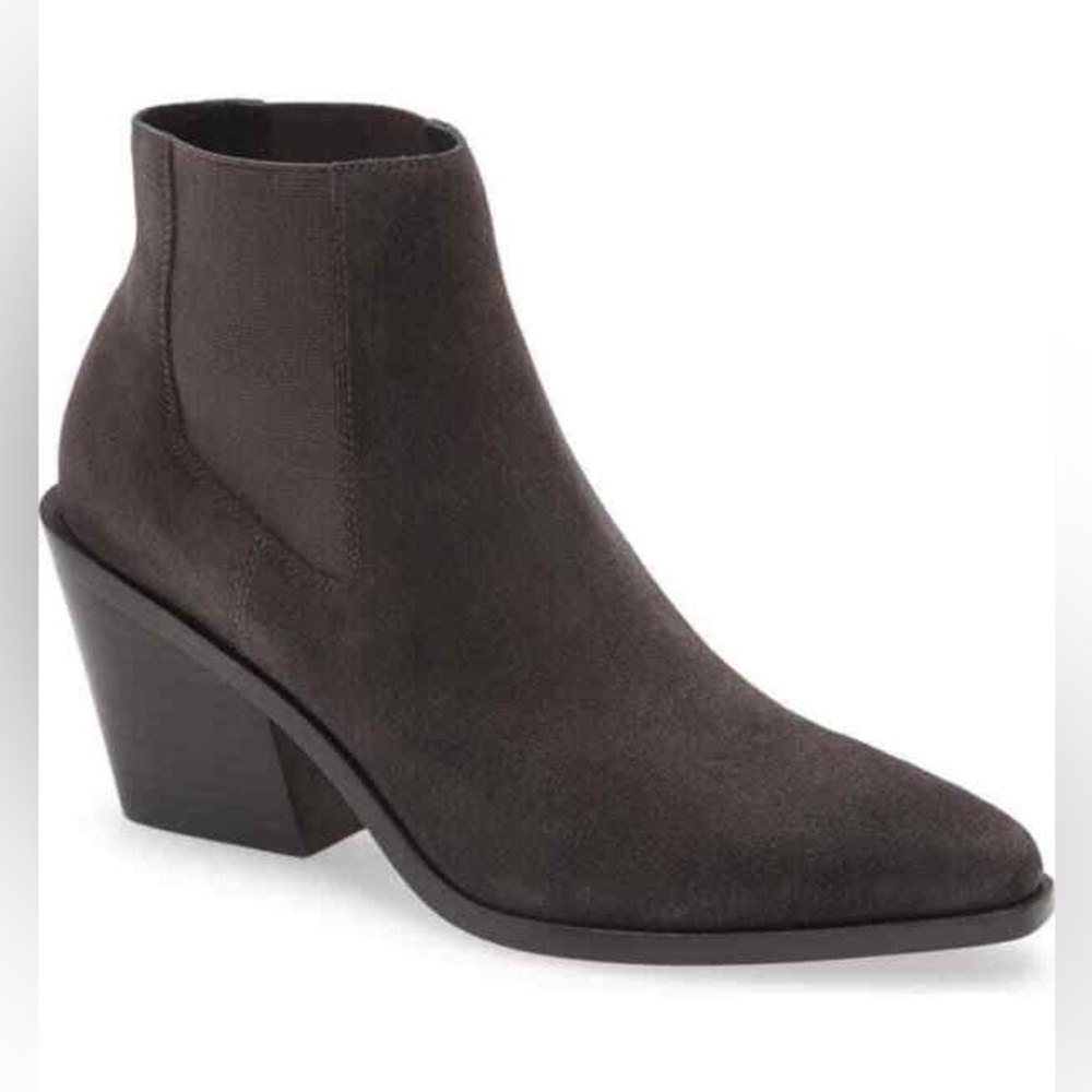 Rag & Bone - Razor Chelsea Bootie - Asphalt Suede - 6.5